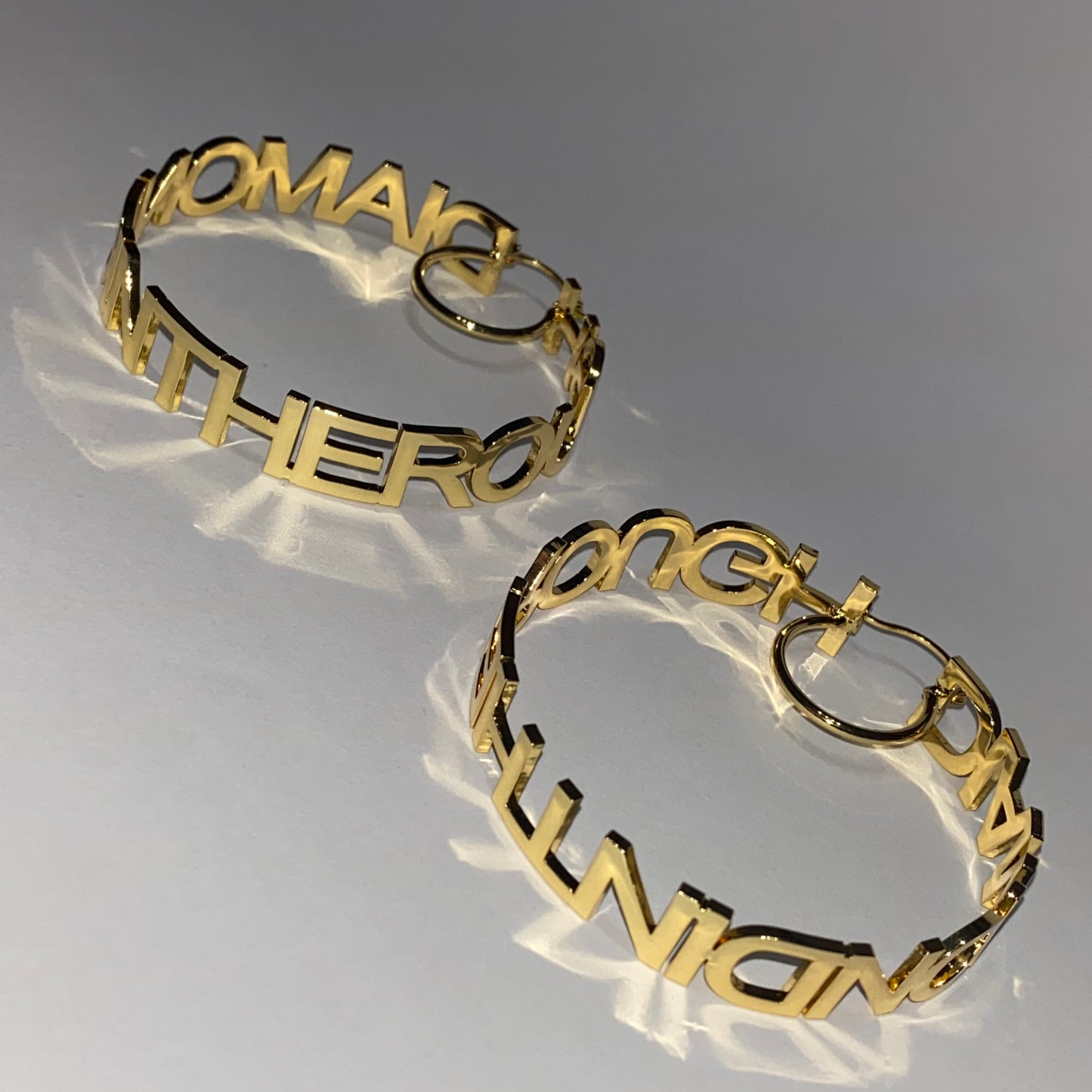 DITR Hoop Earrings - Gold