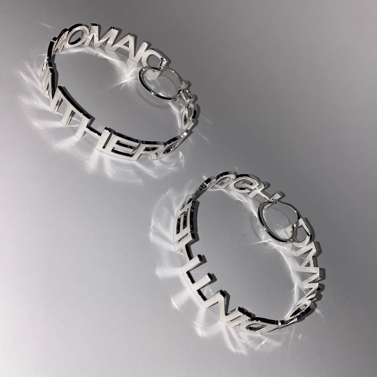 DITR Hoop Earrings - Silver